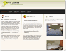Tablet Screenshot of hotelgaruda.com